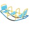 Kids Teeter Totter Outdoor Playground Equipment with Safety Handlebars